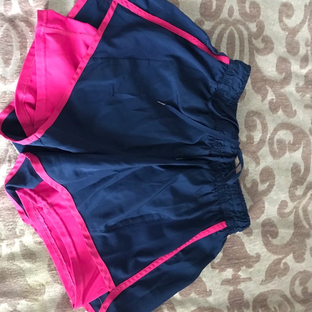 Pink and blue Biker shorts